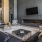 Spacious lobby with lounge area and fire place